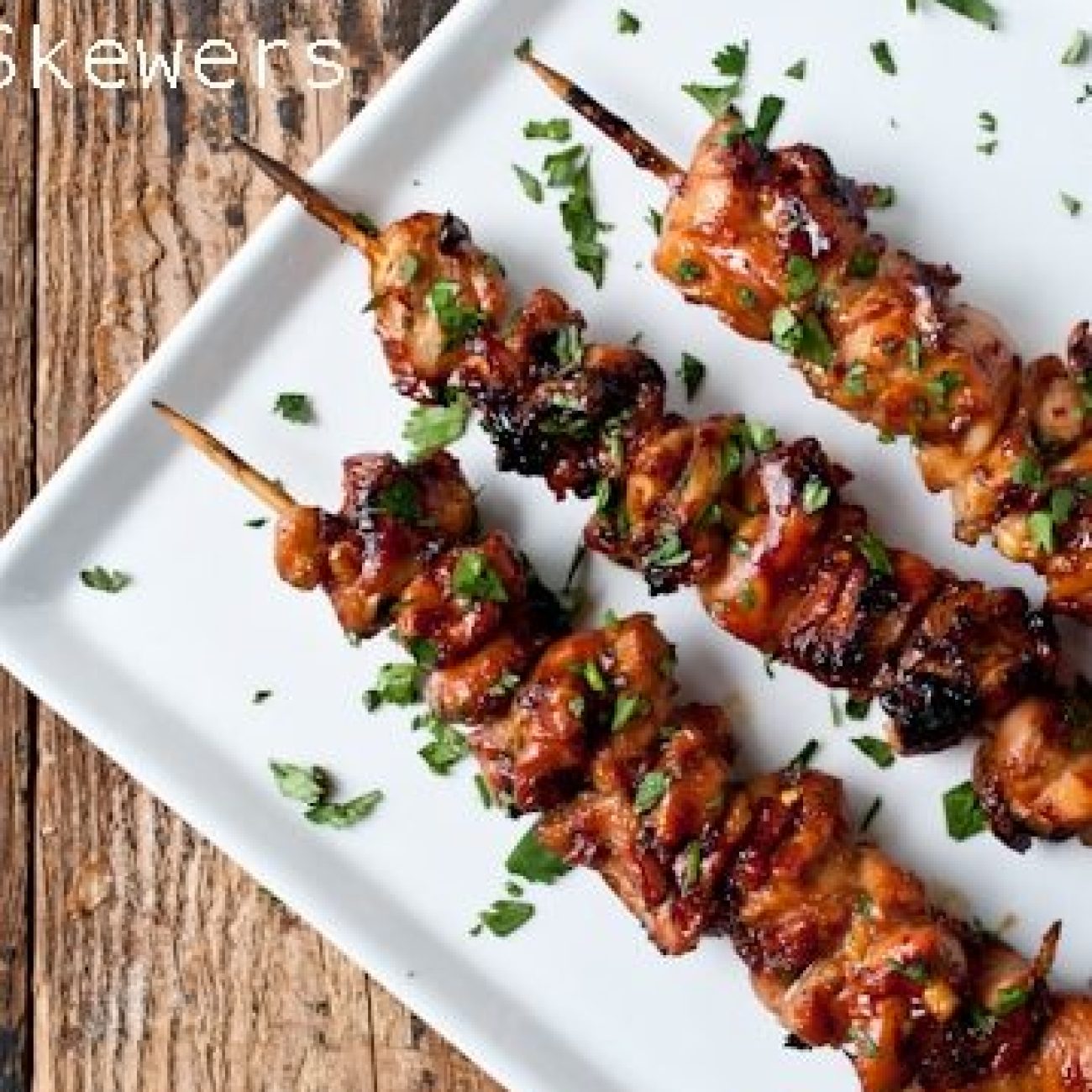 Honey-Balsamic Chicken Satay Great For