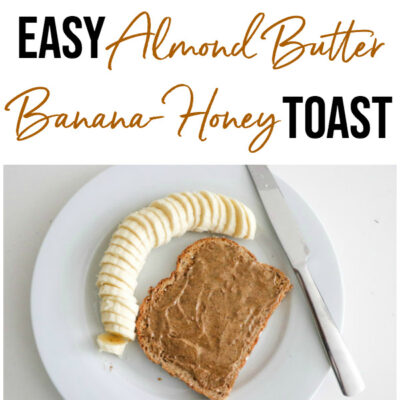 Honey Banana Toast For Weight Loss - Only 2 Points!