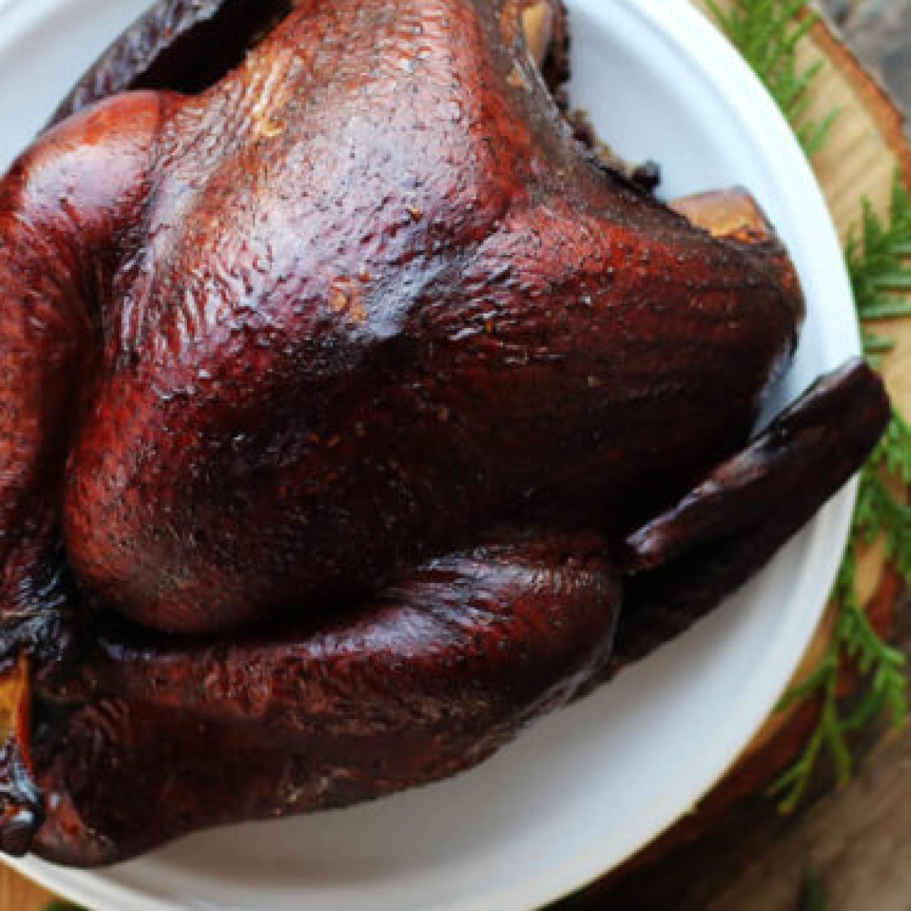 Honey Brined Smoked Turkey