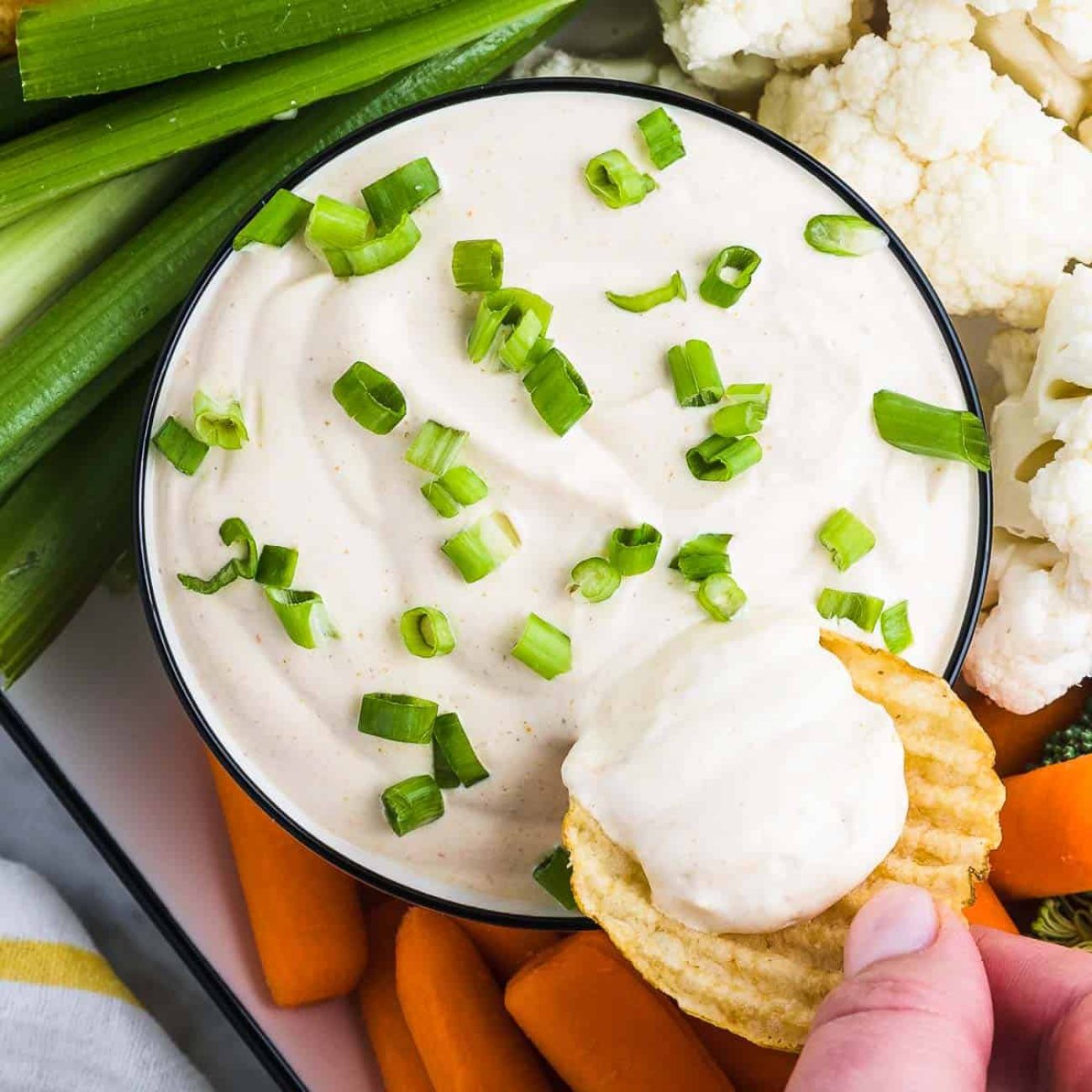 Honey-Curry Vegetable Dip