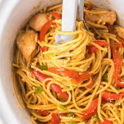 Honey Garlic Chicken Spaghetti