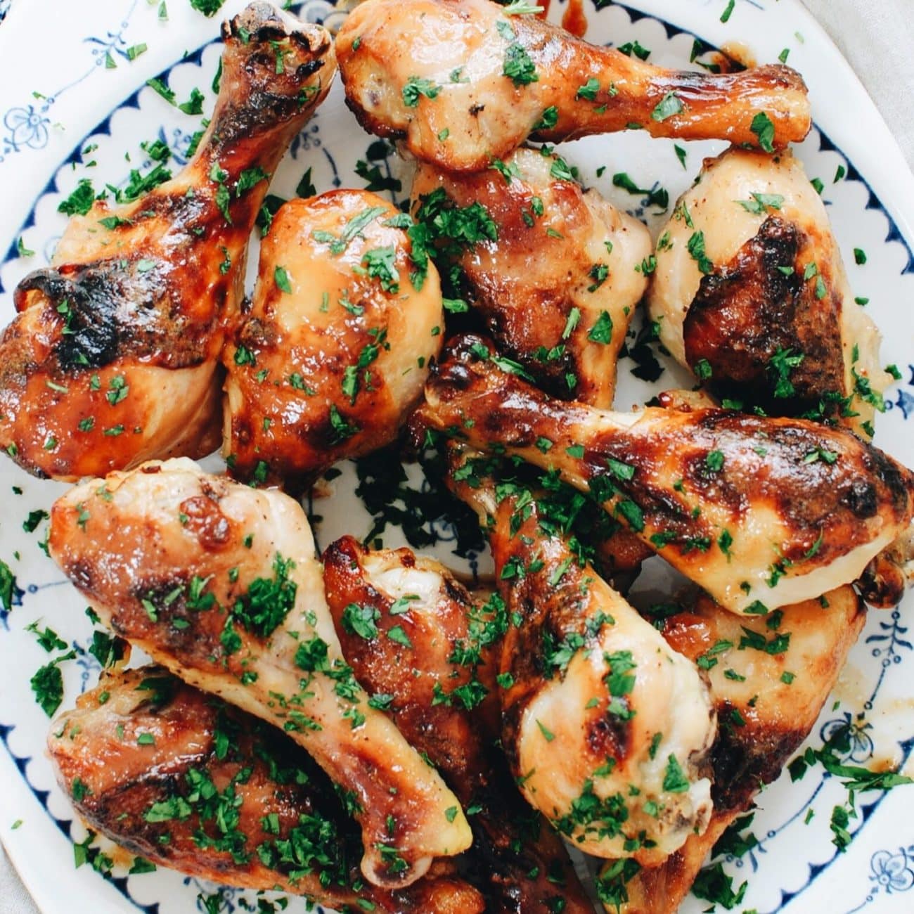 Honey Garlic Roasted Chicken Drumsticks