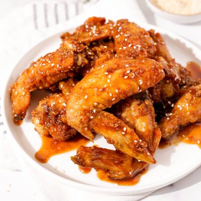 Honey-Ginger Glazed Chicken Wings Recipe