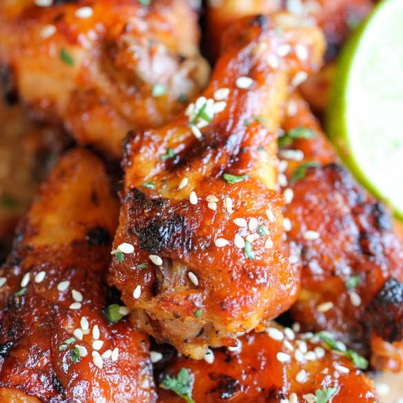 Honey Glazed Chicken Wings with a Citrus Twist