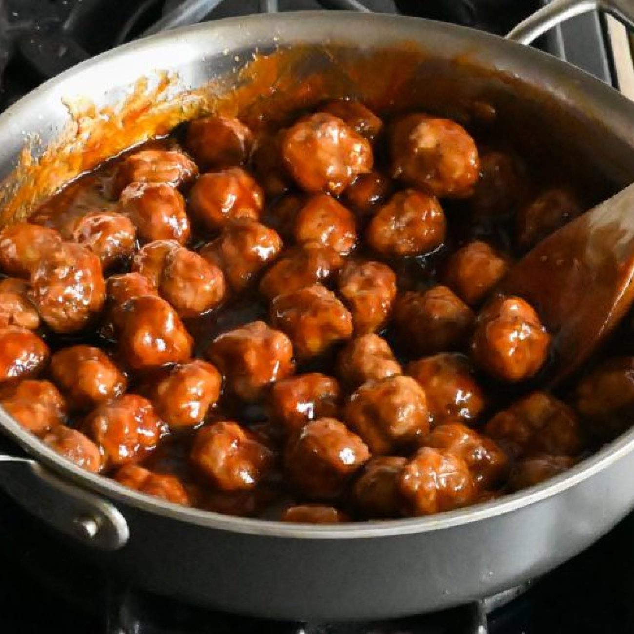 Honey-Glazed Mini Meatballs with a Tangy Twist