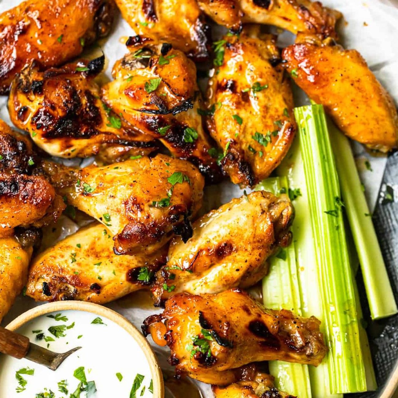 Honey-Jalapeno Glazed Spicy Chicken Drumettes Recipe