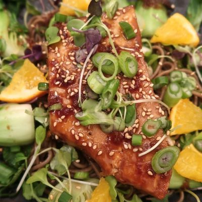 Honey Teriyaki Swordfish Steaks