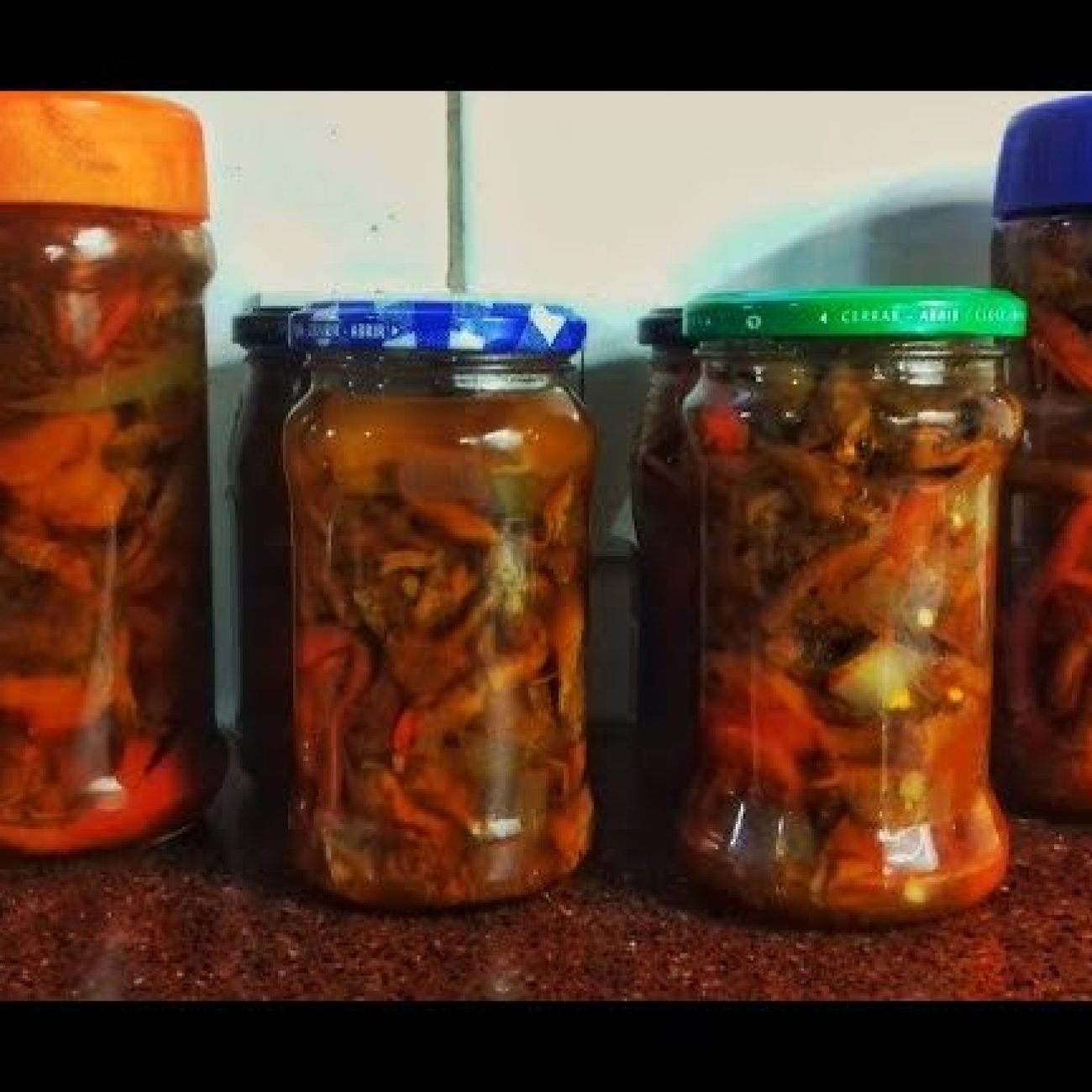 Hongos En Escabeche; Mushrooms