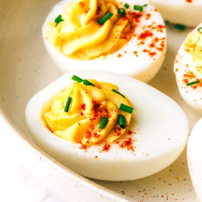 Horseradish And Sweet Pickle Deviled Eggs Recipe