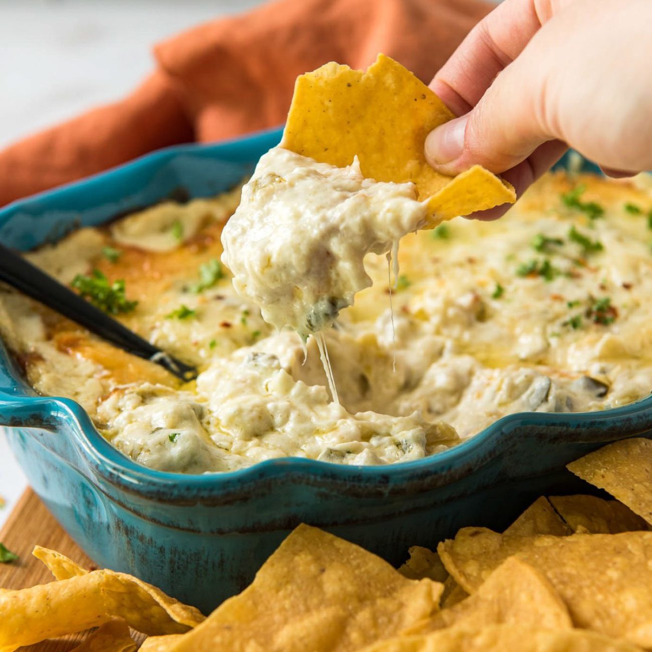 Hot And Spicy Artichoke Dip