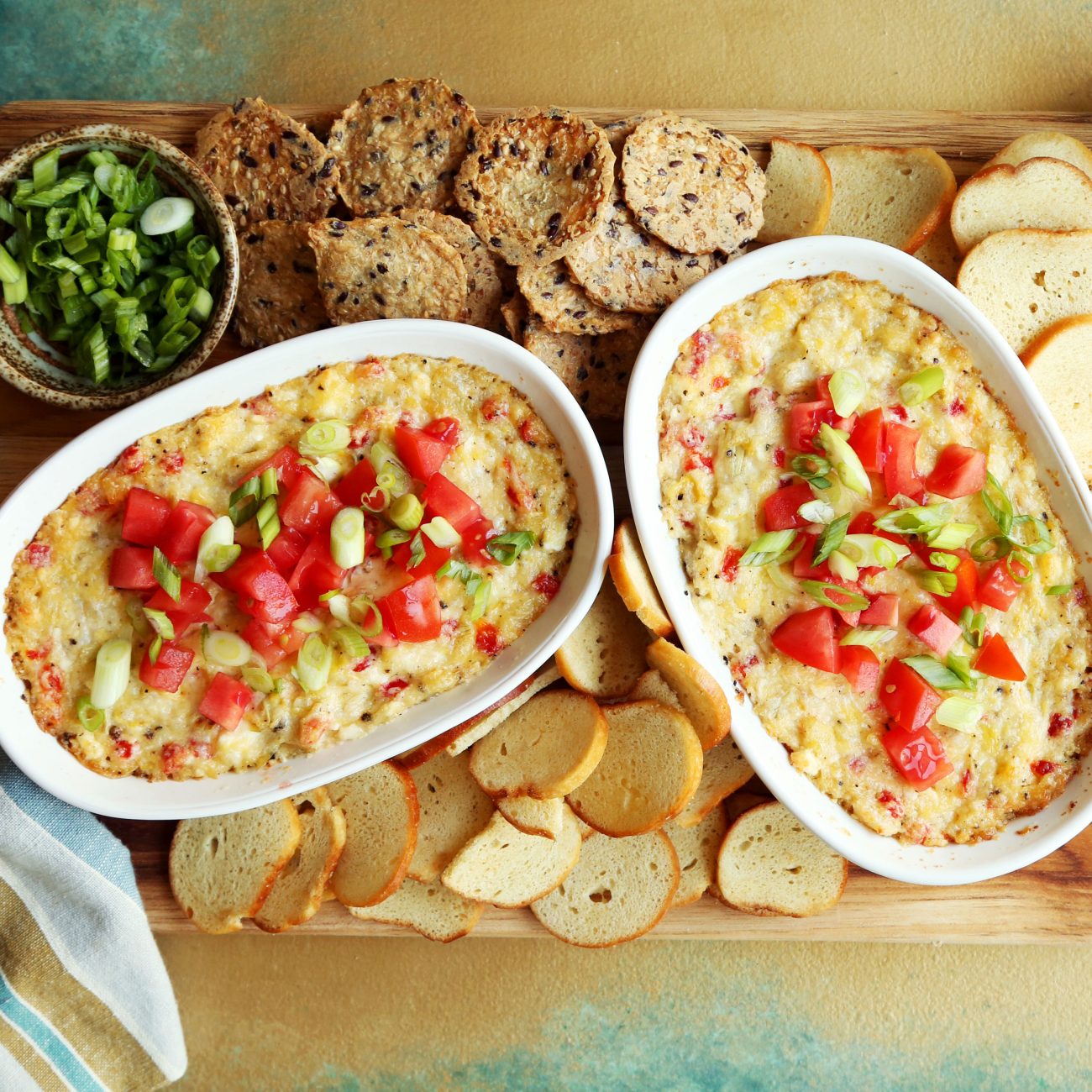 Hot Artichoke Dip With Green Chili