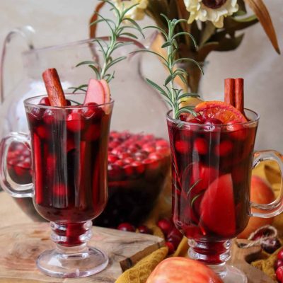 Hot Cranberry Sangria