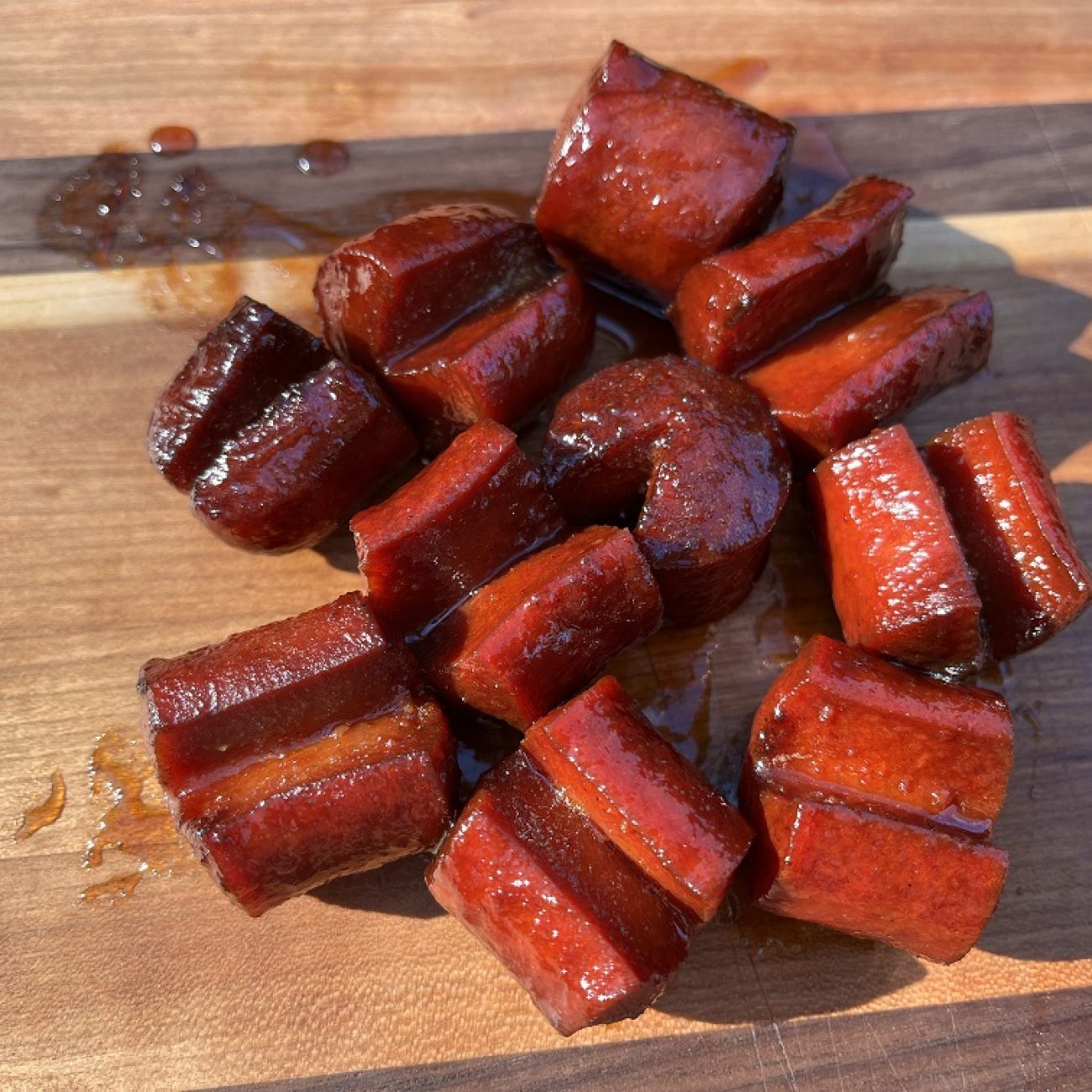 Hot Dog Burnt Ends