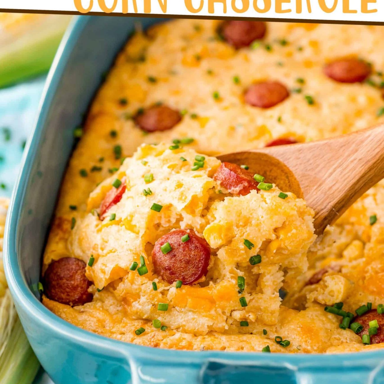 Hot Dog Cornbread Casserole