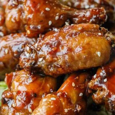 Hot Honey Bbq Garlic Wings