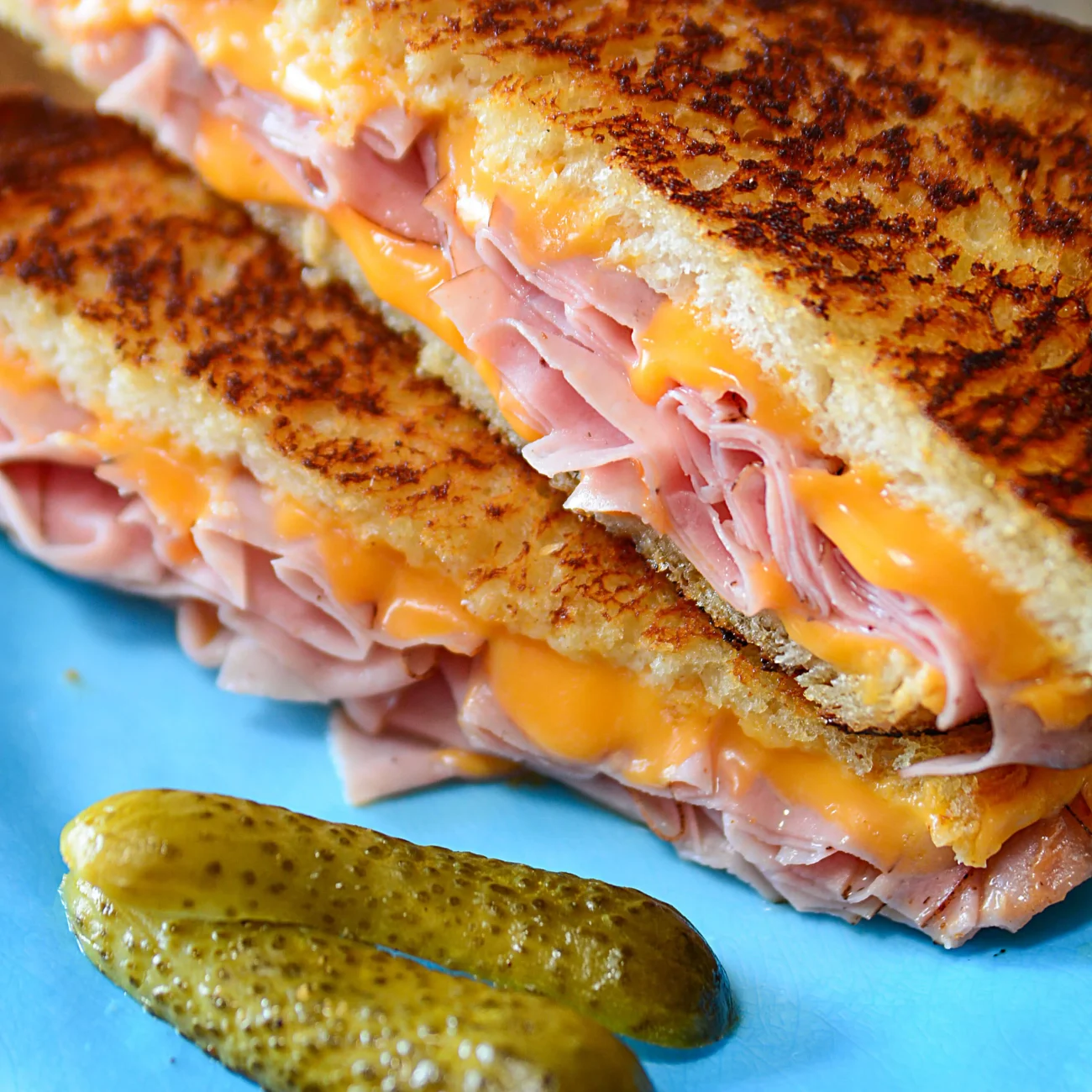 Hot & Melty Oven Baked Ham & Swiss Sandwiches