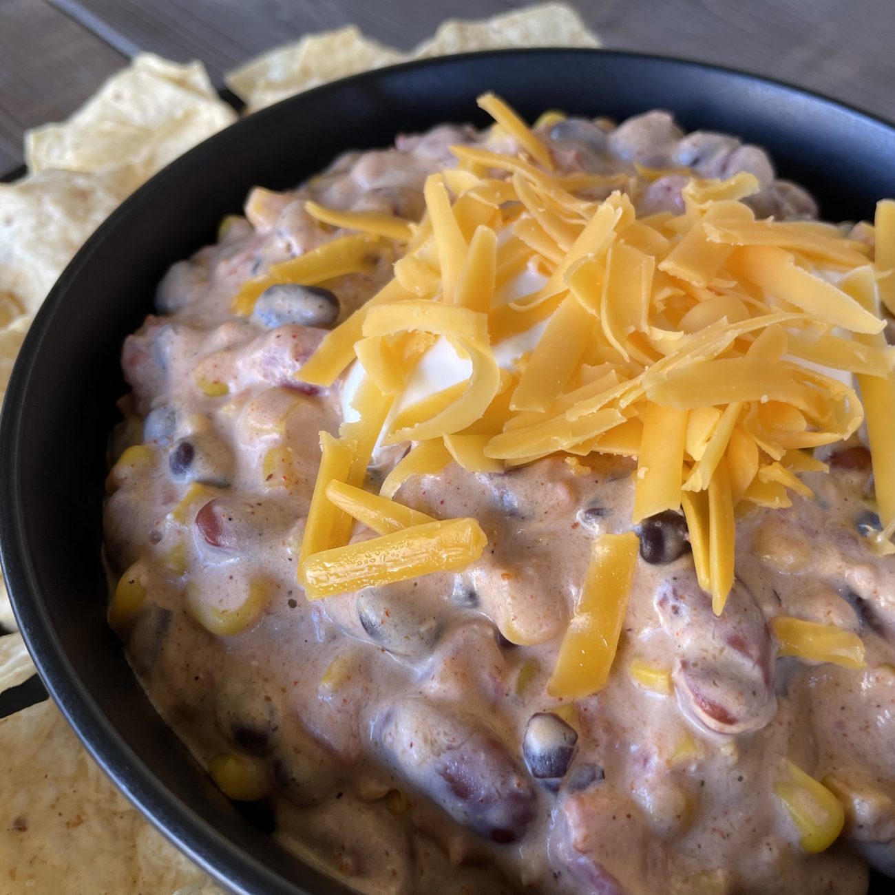 Hot Mexican Bean Dip