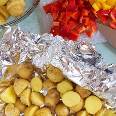 Hot-Off-The-Grill-Potatoes Foil Wrapped