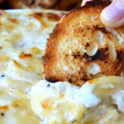 Hot Oniony Cheese Dip