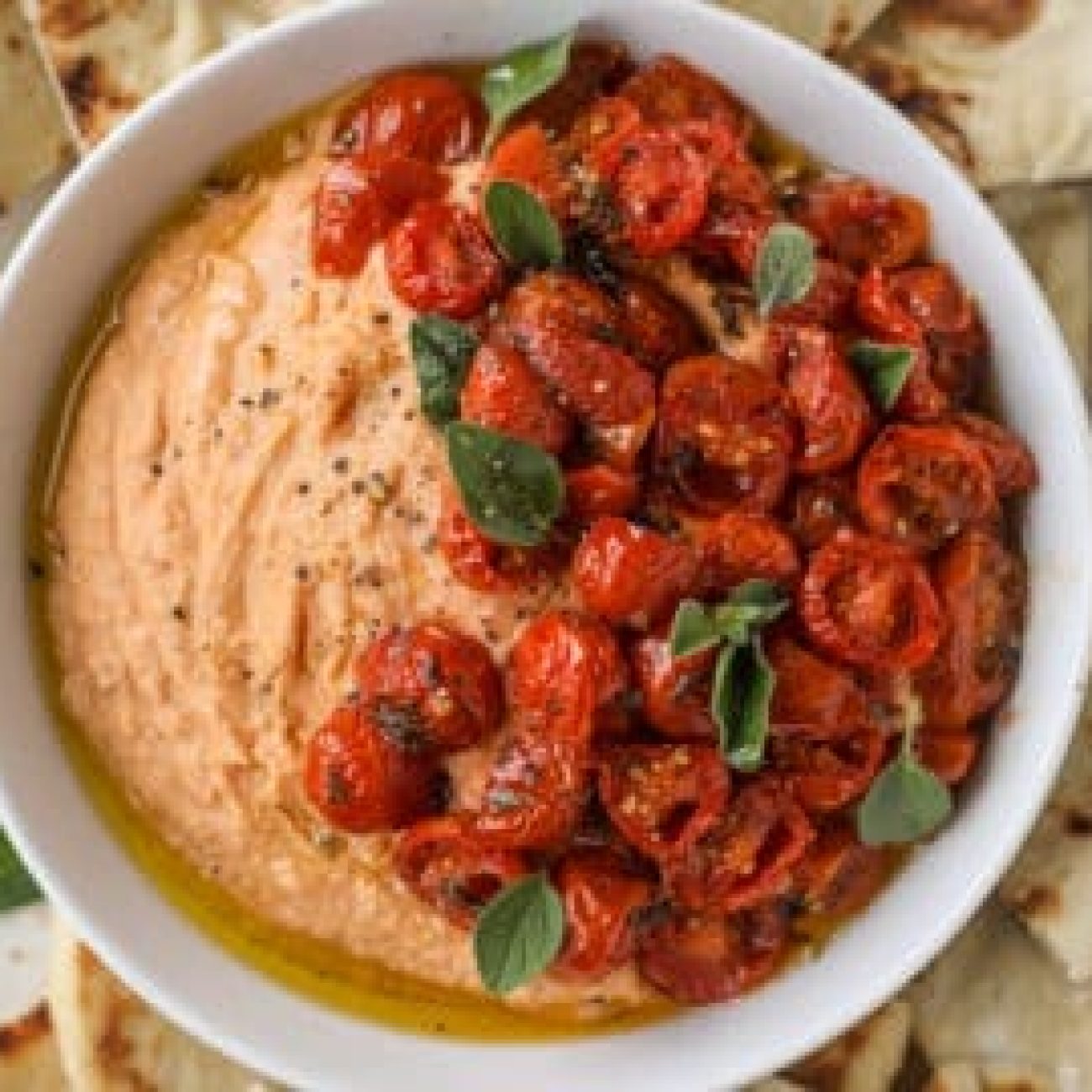 Hummus W/A Tomato Twissis Twist My