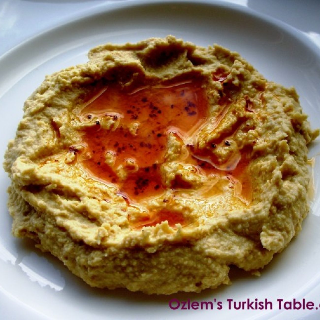 Hummus With Pine Nuts Turkish- Style