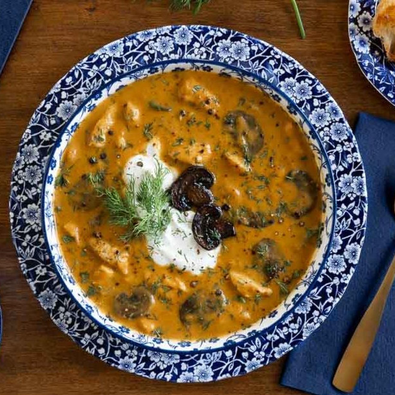 Hungarian Mushroom Soup, From The