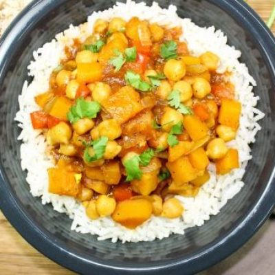 Indian Chickpea Ragout With Vegetables