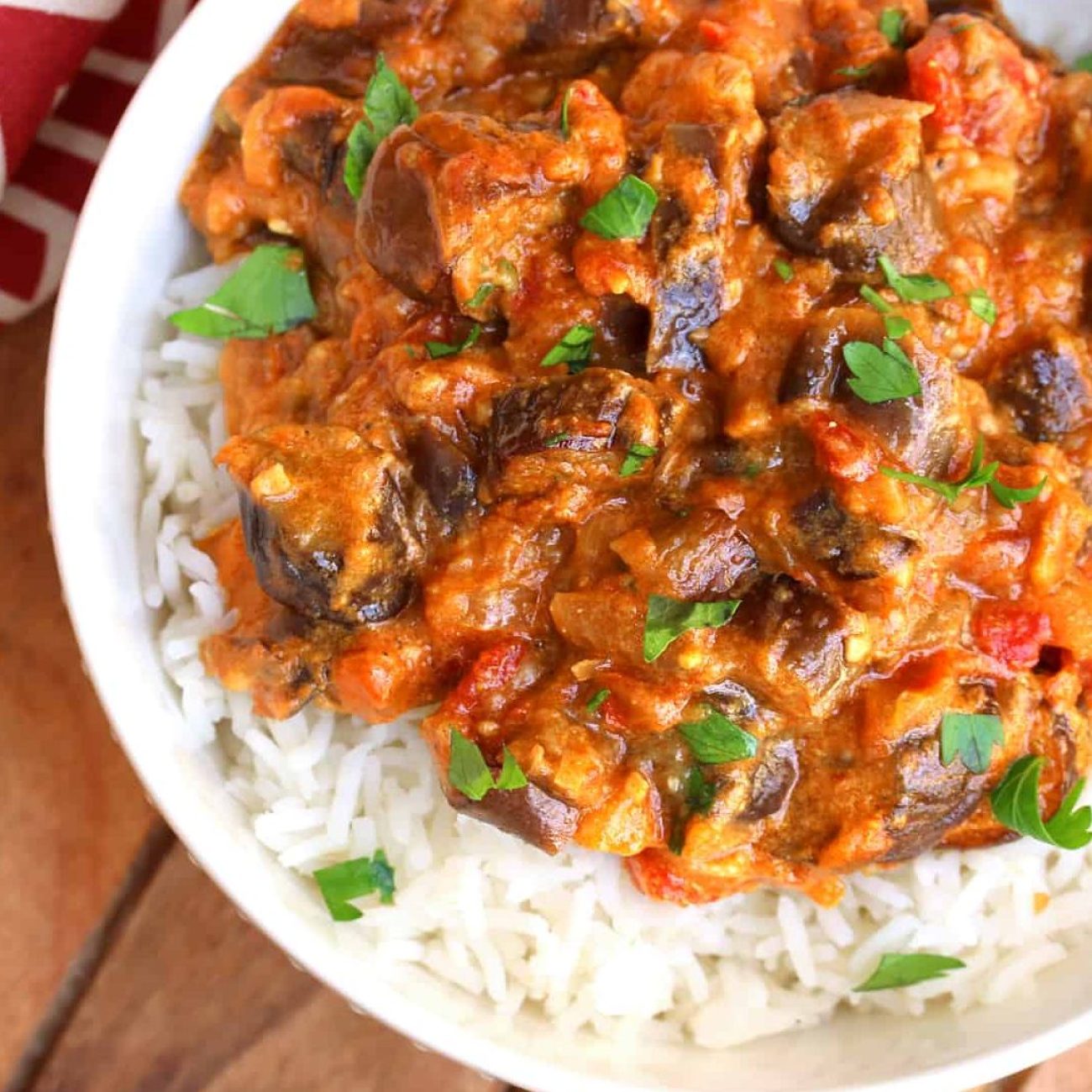 Indian Eggplant Curry