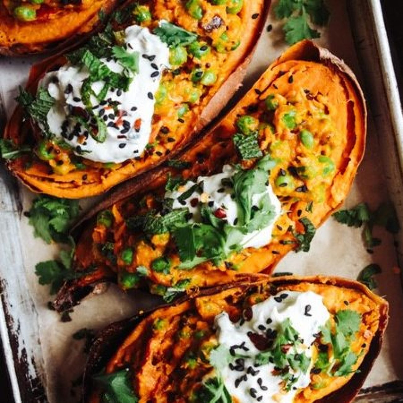 Indian Inspired Sweet Potatoes