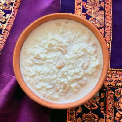 Indian Rice Pudding With Fruit