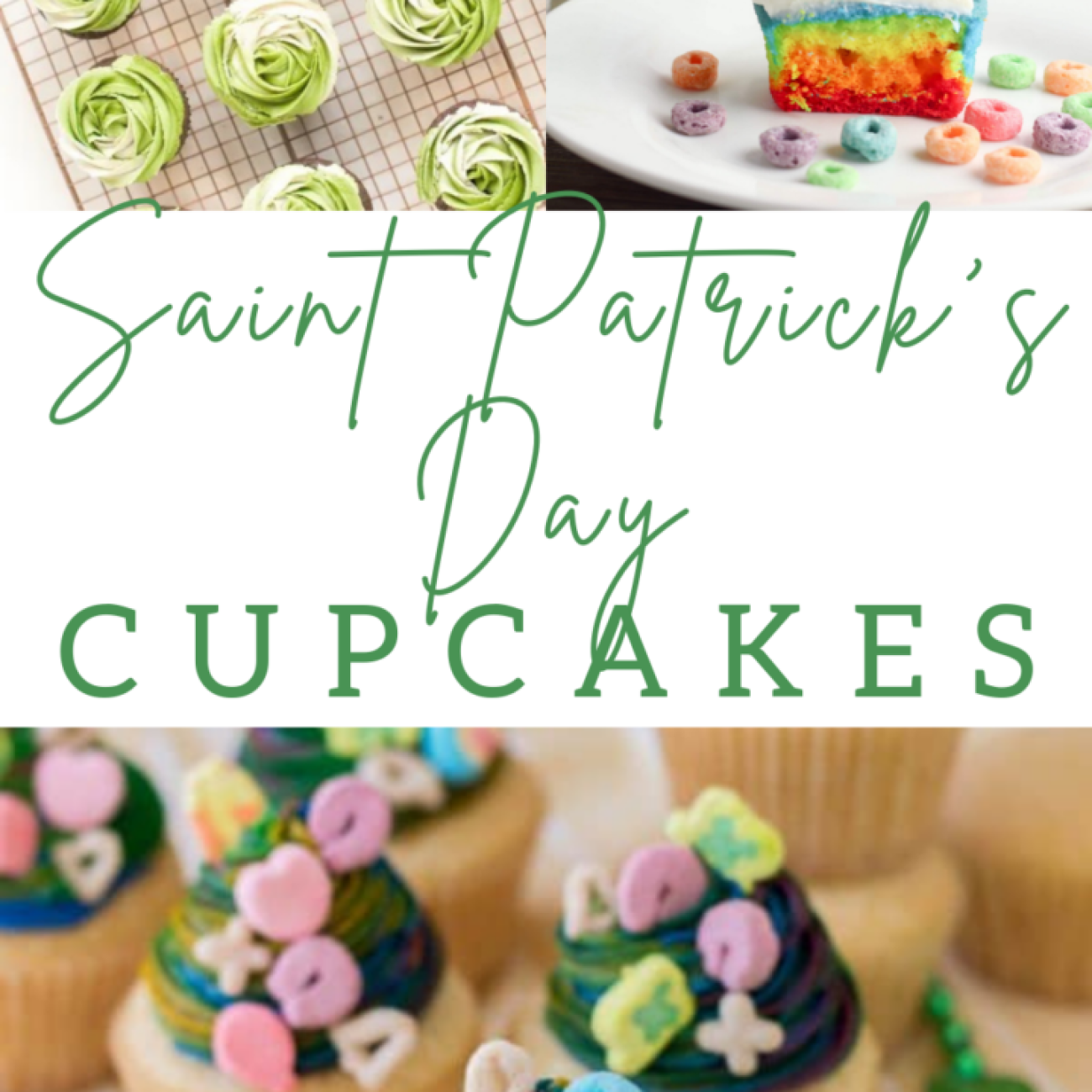 Irish-Themed Green Velvet Cupcakes for St. Patrick’s Day Celebration