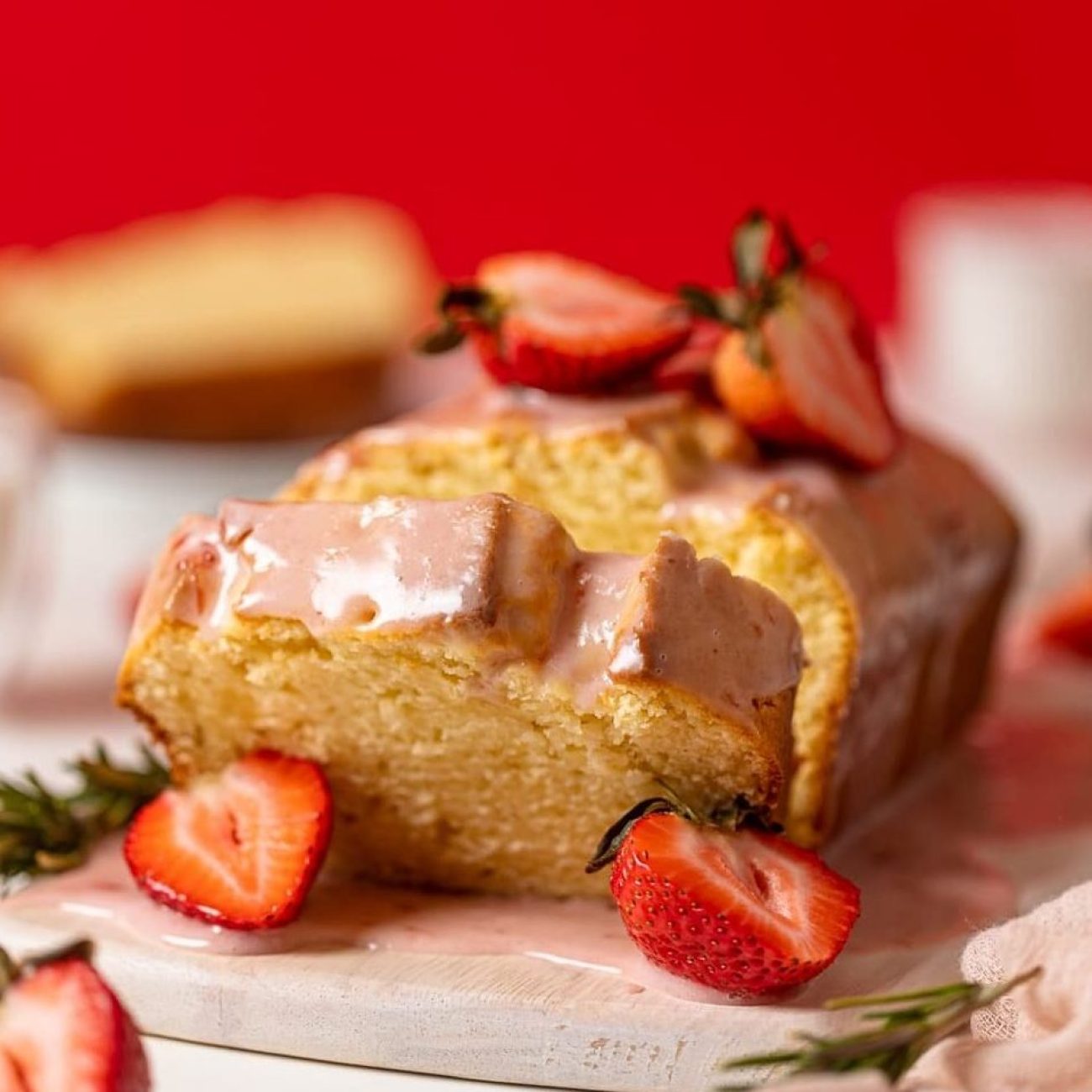 Irresistible Strawberry Cream Cheese Loaf