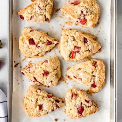 Irresistible Strawberry Cream Scones Recipe