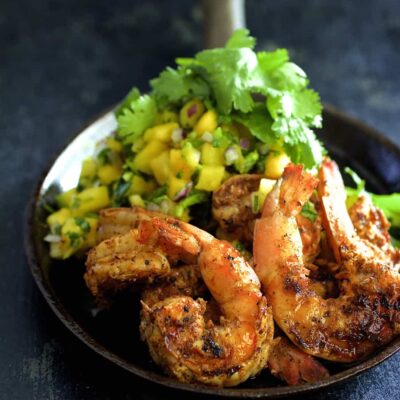 Island Tropical Shrimp With Fruit Salsa