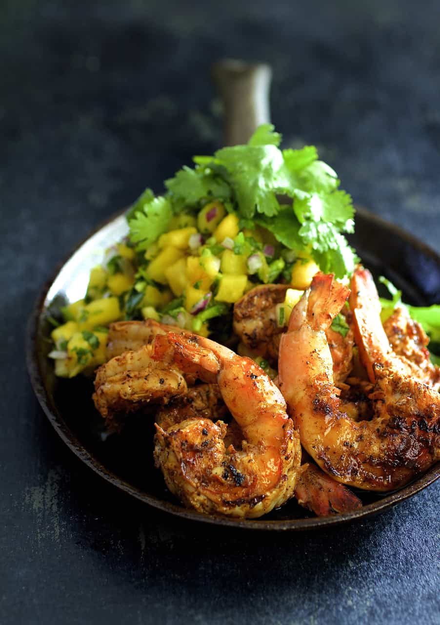 Island Tropical Shrimp With Fruit Salsa