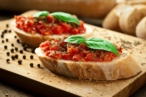 Italian-Inspired Gourmet Twisted Bruschetta Recipe