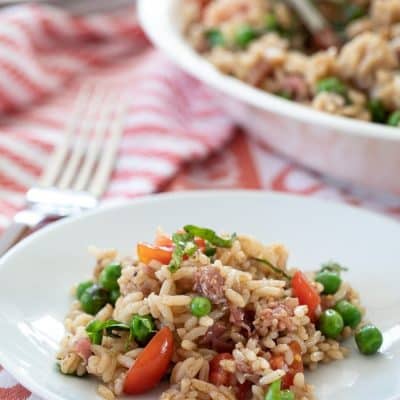 Italian-Inspired Tuscan Rice Salad Recipe