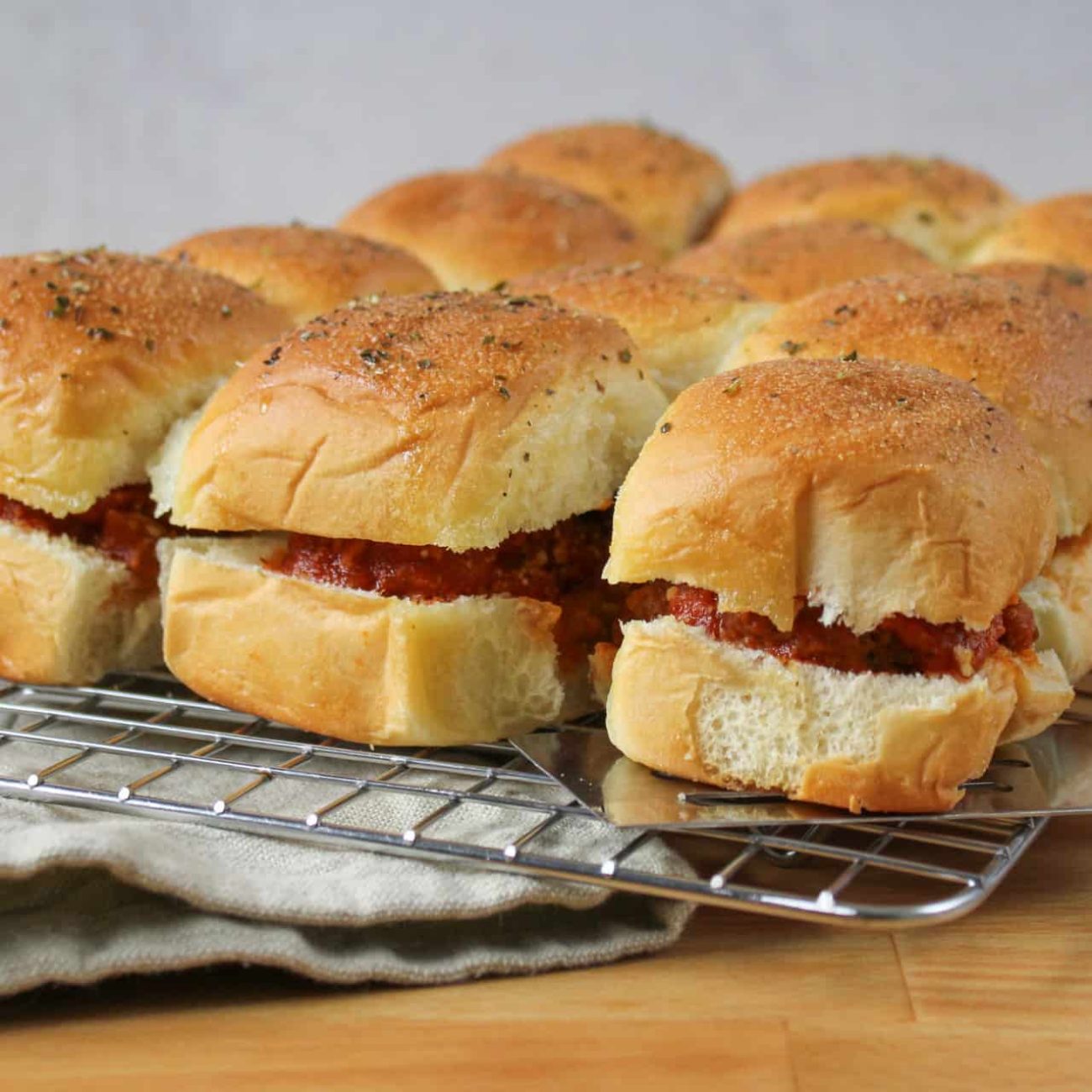 Italian Meatball Sliders