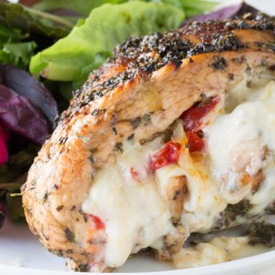 Italian Style Stuffed Chicken Breast With