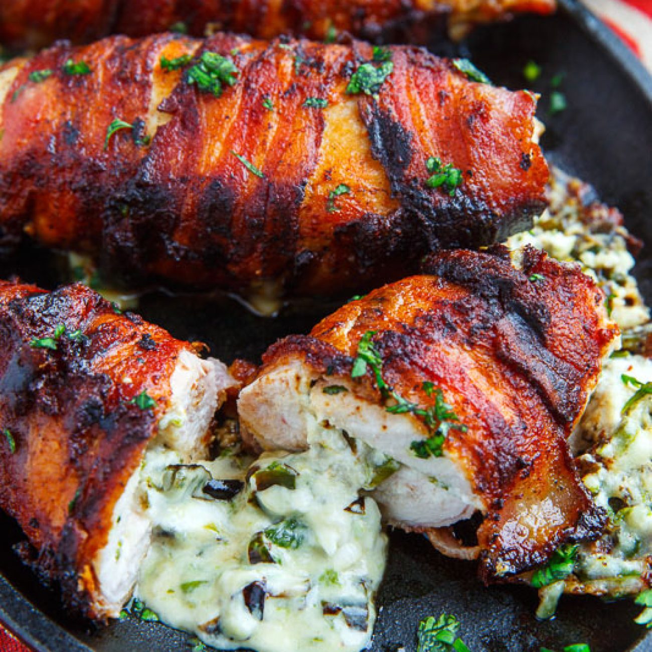 Jalapeno Poppers Stuffed with Cream Cheese and Bacon