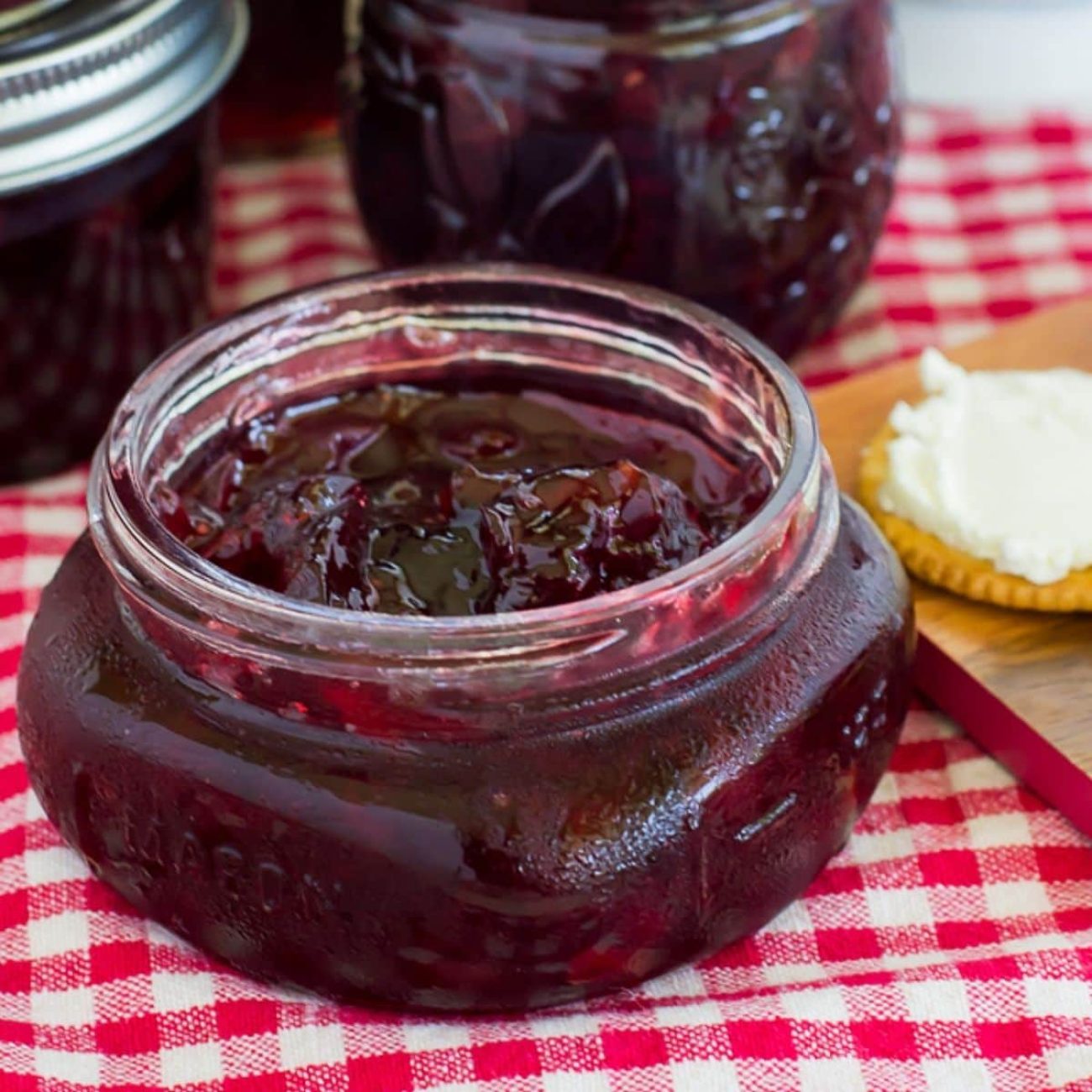 Jalapeno Spiked Cherry Jam, Honey