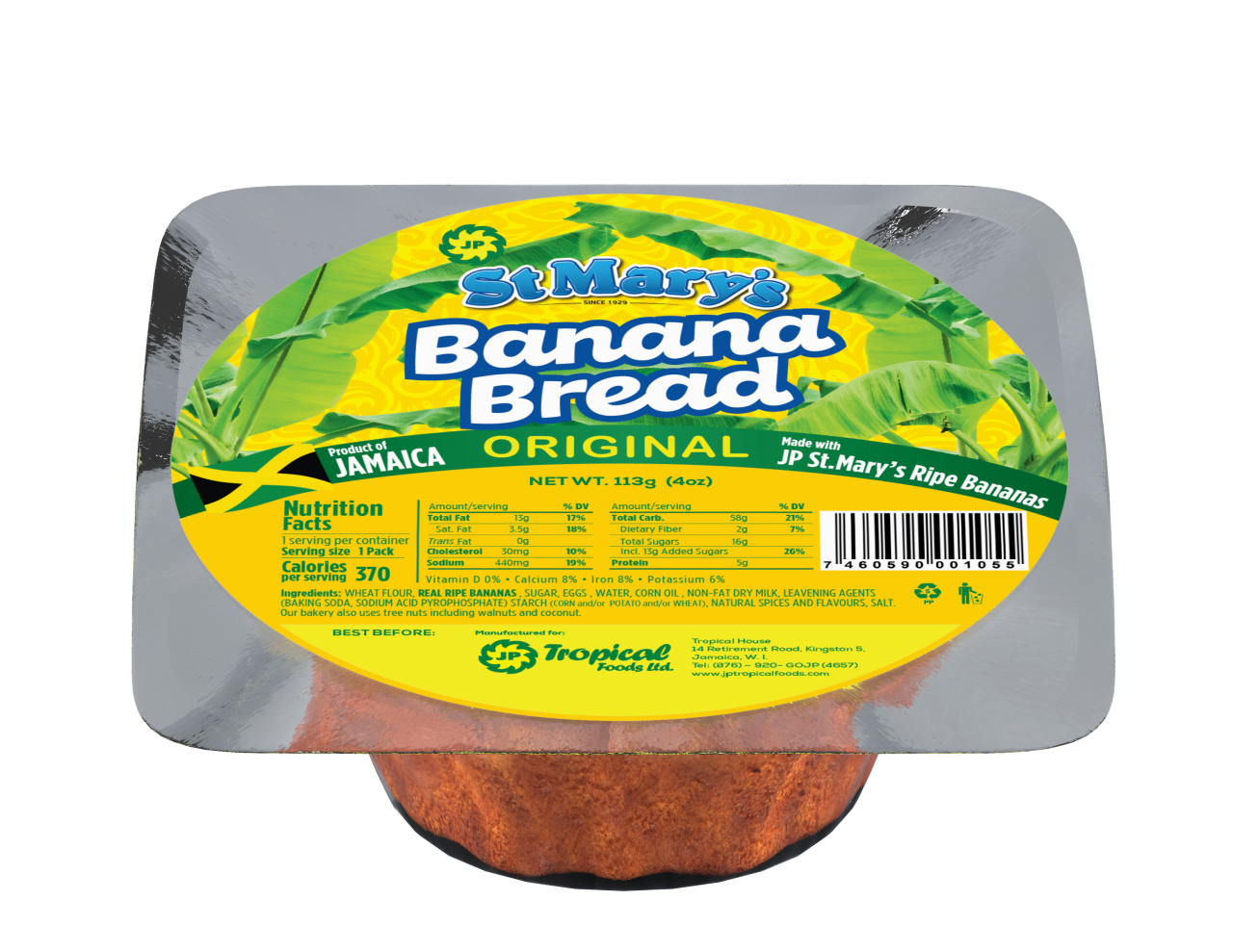 Jamaican Banana Bread