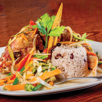 Jamaican Escovitch -Fish Served W/Spicy