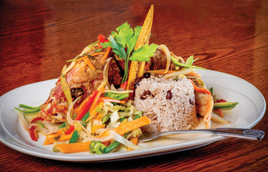 Jamaican Escovitch -Fish Served W/Spicy