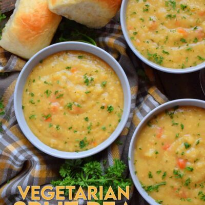 Jamaican Golden Split Pea Soup