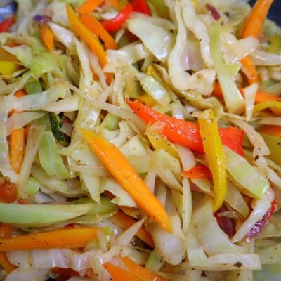 Jamaican Steamed Cabbage And Carrot