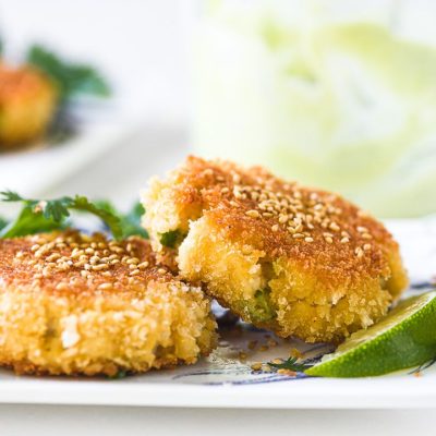 Japanese-Style Mini Crab Cakes Or Crab Balls