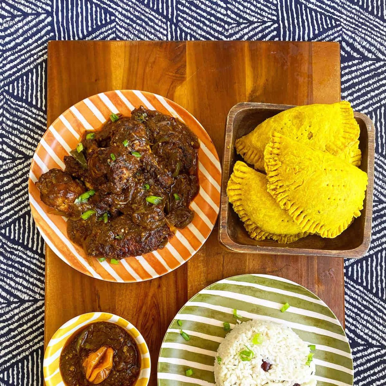 Jerk Chicken Wings With Creamy Dipping