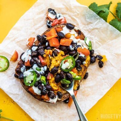 Jerk Sweet Potato And Black Beans