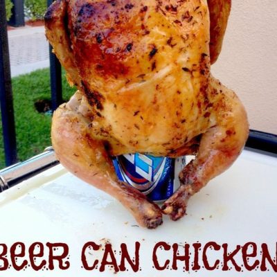 Juiciest Beer Can Chicken